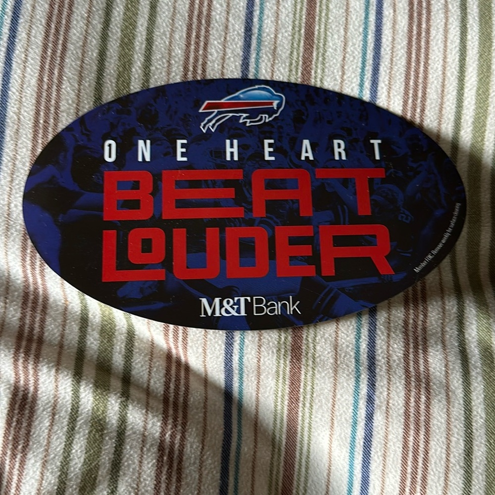Buffalo Bills One Heart Beat Louder Magnet 🦬